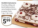 Sahnetorte Angebote von Globus bei GLOBUS Koblenz für 5,99 €