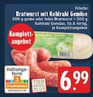 Aktuelles Bratwurst mit Kohlrabi Gemüse Angebot bei E center in Oberhausen ab 6,99 €