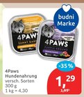 Hundenahrung Angebote von 4Paws bei budni Stade für 1,29 €