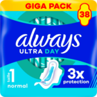 SERVIETTES HYGIÉNIQUES ULTRA DAY ALWAYS - ALWAYS en promo chez Auchan Hypermarché SERVIETTES HYGIÉNIQUES ULTRA DAY ALWAYS - ALWAYS dans le catalogue Auchan Hypermarché