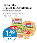 Aktuelles Original Ital. Schüttelbrot Angebot bei V-Markt in Augsburg ab 1,49 €