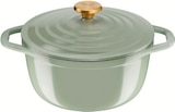 Cocotte en fonte Air Soft Light Vert - Tefal en promo chez Intermarché Hyper Cocotte en fonte Air Soft Light Vert - Tefal dans le catalogue Intermarché Hyper
