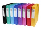Exacompta Exabox - Boîte de classement en carte lustrée - dos 60 mm - disponible dans différentes couleurs - Exacompta en promo chez Bureau Vallée Paris à 6,49 €