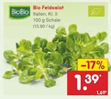 Feldsalat im Angebot bei Netto Marken-Discount in Gera Feldsalat Angebote von BioBio bei Netto Marken-Discount Gera für 1,39 €