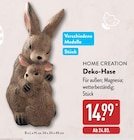 Deko-Hase von HOME CREATION im aktuellen ALDI Nord Prospekt