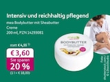 Bodybutter mit Sheabutter Creme bei mea - meine apotheke im Prospekt "" für 3,60 €
