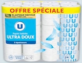 Papier toilette Ultra Doux triple épaisseurs - U en promo chez Super U Papier toilette Ultra Doux triple épaisseurs - U dans le catalogue Super U