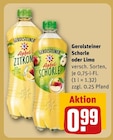 Schorle von Gerolsteiner für 0,99 € bei REWE im Angebot Schorle von Gerolsteiner im aktuellen REWE Prospekt