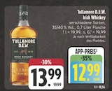 Irish Whiskey Angebote von Tullamore D.E.W. bei E center Bamberg für 12,99 €