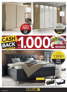 Aktueller BRAUN Möbel-Center Homburg Prospekt BRAUN Möbel-Center Prospekt Homburg "Großes Maifest" mit 20 Seiten