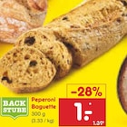 Baguette im Netto Marken-Discount Prospekt Peperoni Baguette von BACKSTUBE im aktuellen Netto Marken-Discount Prospekt für 1,00 €