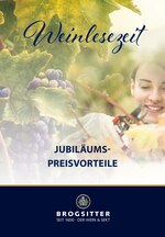 Brogsitter Vinothek Grafschaft Prospekt für Mainz mit 1 Seiten Brogsitter Vinothek Grafschaft Prospekt für Mainz: "Weinlesezeit", 1 Seiten, 14.09.2020 - 28.09.2020