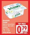 Zaziki von Apostels für 0,79 € bei EDEKA im Angebot Zaziki von Apostels im aktuellen EDEKA Prospekt