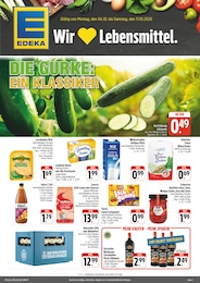 EDEKA Prospekt für Ebrach: "Wir lieben Lebensmittel!", 4 Seiten, 06.10.2025 - 11.10.2025