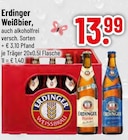 Weißbier von Erdinger im aktuellen Trinkgut Prospekt für 13,99 €