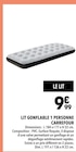 Lit gonflable 1 personne - Carrefour - Supeco Lit gonflable 1 personne - Carrefour à 9,99 € dans le catalogue Supeco