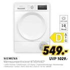 Aktuelles Wärmepumpentrockner WT45HV4EP Angebot bei MEDIMAX in Dortmund ab 549,00 €