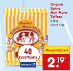 Aktuelles Original Sahne Muh-Muhs Toffees Angebot bei Netto Marken-Discount in Heilbronn ab 2,19 €