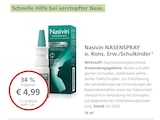 NASENSPRAY o. Kons. Erw./Schulkinder bei LINDA im Prospekt "" für 4,99 €