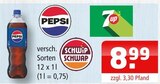 PEPSI, SCHWIP SCHAP, 7UP im Angebot bei Getränke Oase in Lünen PEPSI, SCHWIP SCHAP, 7UP Angebote von Pepsi bei Getränke Oase Lünen für 8,99 €