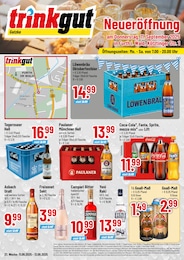 Trinkgut Prospekt "Aktuelle Angebote" für Waldmünchen, 4 Seiten, 08.09.2025 - 13.09.2025
