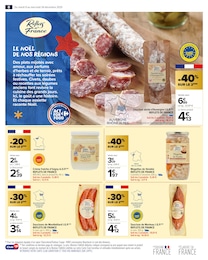 Prix et réduction Saucisse sèche dans le prospectus Carrefour Market en cours Offre Saucisse sèche dans le catalogue Carrefour Market du moment à la page 10