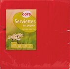 Promo Serviettes en papier 2 plis 33 x 33 cm à 2,00 € dans le catalogue Cora à Thionville