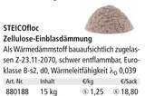Zellulose-Einblasdämmung Angebote bei Holz Possling Potsdam für 18,80 €