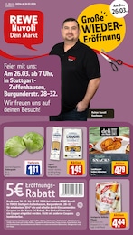 REWE Prospekt "Dein Markt" für Stuttgart, 26 Seiten, 23.03.2026 - 28.03.2026