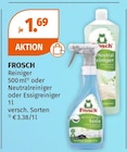Reiniger im Angebot bei Müller in Mönchengladbach Reiniger Angebote von FROSCH bei Müller Mönchengladbach für 1,69 €