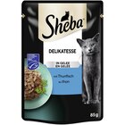 SHEBA® Delikatesse in Gelee mit Thunfisch 85 g im Angebot bei Zookauf in Schwerte SHEBA® Delikatesse in Gelee mit Thunfisch 85 g Angebote von Sheba bei Zookauf Schwerte für 0,55 €