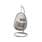 Chaise à suspendre Corsica couleur grise - 95 x 95 x 195 cm - GARDEN FURNITURE en promo chez Botanic Caen à 259,00 €