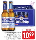 Pilsener - Fürstenberg en promo chez EDEKA Colmar à 10,99 €