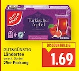 Ländertee von Gut&Günstig im aktuellen E center Prospekt für 1,69 €