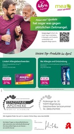 mea - meine apotheke Apotheken Prospekt der aktuellen Woche mit 4 Seiten, gültig von 01.04.2026 bis 30.04.2026, in Regensburg und Umgebung Aktueller mea - meine apotheke Apotheken Prospekt in Regensburg und Umgebung, "Unsere April-Angebote" mit 4 Seiten, 01.04.2026 - 30.04.2026