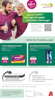mea - meine apotheke Prospekt Unsere April-Angebote mit 4 Seiten