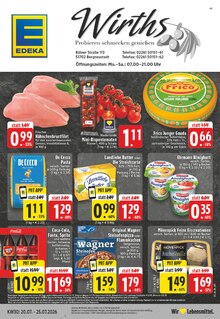 Coca Cola im aktuellen EDEKA Prospekt (Gummersbach) Coca Cola im EDEKA Prospekt "Aktuelle Angebote" mit 24 Seiten (Gummersbach)