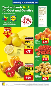 Kartoffeln im Lidl Prospekt "LIDL LOHNT SICH" mit 63 Seiten (Bielefeld)