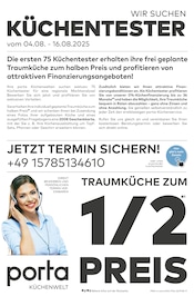 Aktueller porta Möbel Möbel & Einrichtung Prospekt in Wolfenbüttel und Umgebung, "Besser gleich zu porta." mit 8 Seiten, 03.08.2025 - 16.08.2025