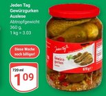 Gewürzgurken Auslese Angebote von Jeden Tag bei GLOBUS Braunschweig für 1,09 €