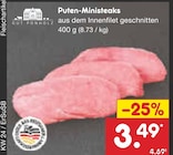 Puten-Ministeaks im Netto Marken-Discount Prospekt Puten-Ministeaks von Gut Ponholz im aktuellen Netto Marken-Discount Prospekt für 3,49 €