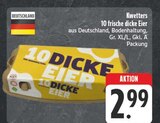 Aktuelles 10 frische dicke Eier Angebot bei EDEKA in Leipzig ab 2,99 €