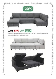 Offre Canapé Convertible dans le catalogue Crack du moment à la page 20