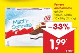 Milchschnitte im Angebot bei Netto Marken-Discount in Lahr Milchschnitte Angebote von Ferrero bei Netto Marken-Discount Lahr für 1,99 €