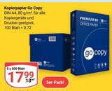 Kopierpapier im Angebot bei GLOBUS in Pulheim Kopierpapier Angebote von Go Copy bei GLOBUS Pulheim für 17,99 €