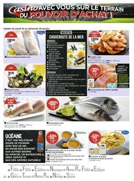 Prix et réduction Moules dans le prospectus Casino Supermarchés en cours Offre Moules dans le catalogue Casino Supermarchés du moment à la page 14