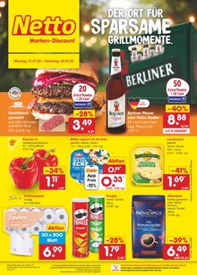 Bier im Netto Marken-Discount Prospekt "Aktuelle Angebote" mit 65 Seiten (Eberswalde)