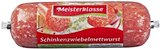 Schinken-Zwiebelmettwurst Angebote von Meisterklasse bei REWE Schwerin für 1,99 €