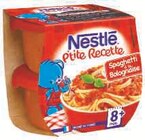 Repas des 8 mois p'tite recette - NESTLE en promo chez U Express Repas des 8 mois p'tite recette - NESTLE dans le catalogue U Express