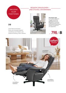 Relaxsessel im Polstermöbel Fischer Prospekt "DEUTSCHLANDS BESTER FISCHER PREIS" mit 11 Seiten (Fürth)